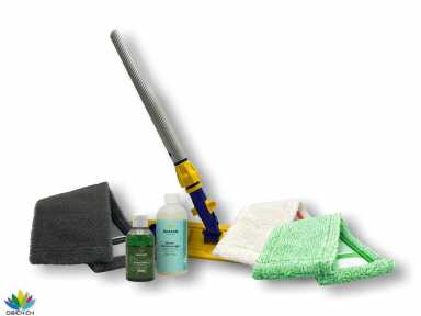 Boden-Set L grün kurz / grau 42cm