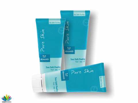 Sea Salt Peeling Pure Skin, 200ml 3erPack
