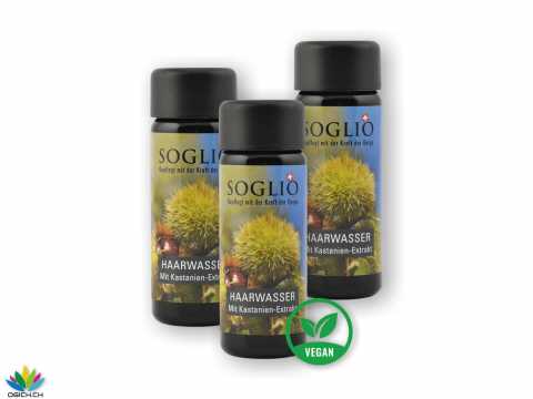 Haarwasser mit Kastanienextrakt 100ml 3erPack