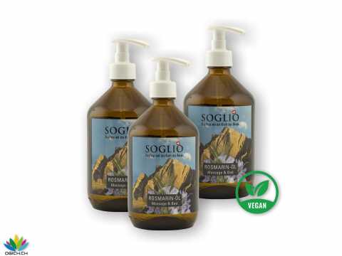 Rosmarin-Öl 520ml Dispenser 3er Pack