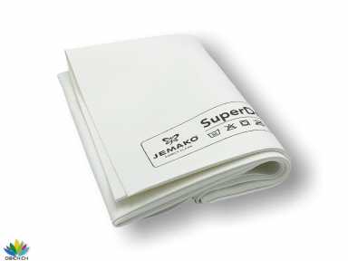 Abledertuch SuperDry 40x45cm, weiss/grau