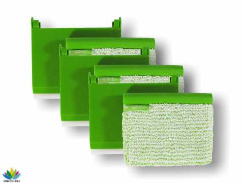 Scraper mit Box (Winter), grüne Faser 3erPack
